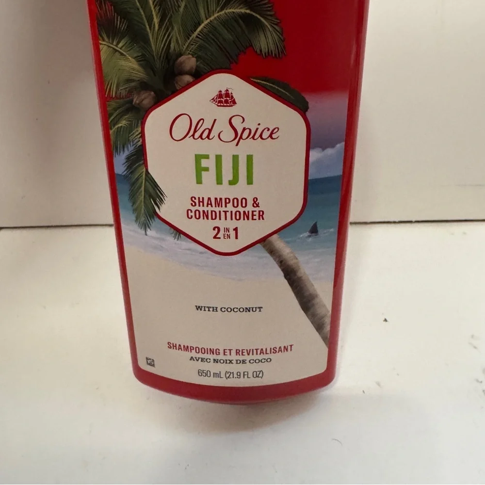 Old Spice Fiji Shampoo and Conditioner 21.9 OZ